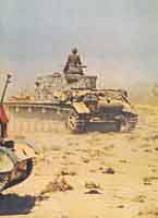 Немецкие танки в Северной Африке.