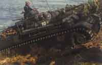 Тот же танк... Хорошо видна эмблема 18 Pz Div Вермахта и полковой знак 18-го танкового полка.