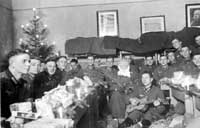 Солдаты 4 роты 24 полка 21-й пехотной дивизии, Рождество 1939 года.